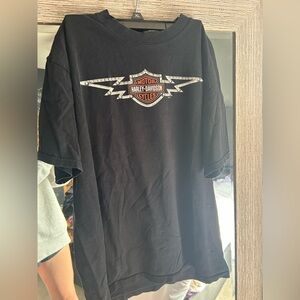 Harley-Davidson Black Short Sleeve Tee with Cancun Logo